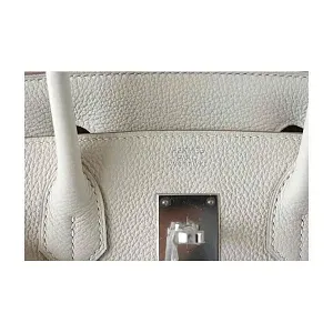 Hermès Birkin 30 Togo Craie PHW - фото 4