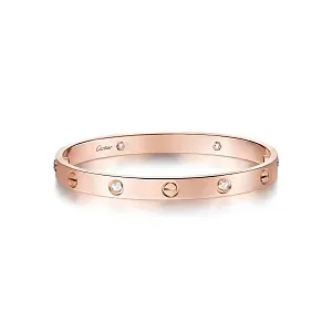 Cartier Браслет Love classic model, 4 diamonds Men - фото 1