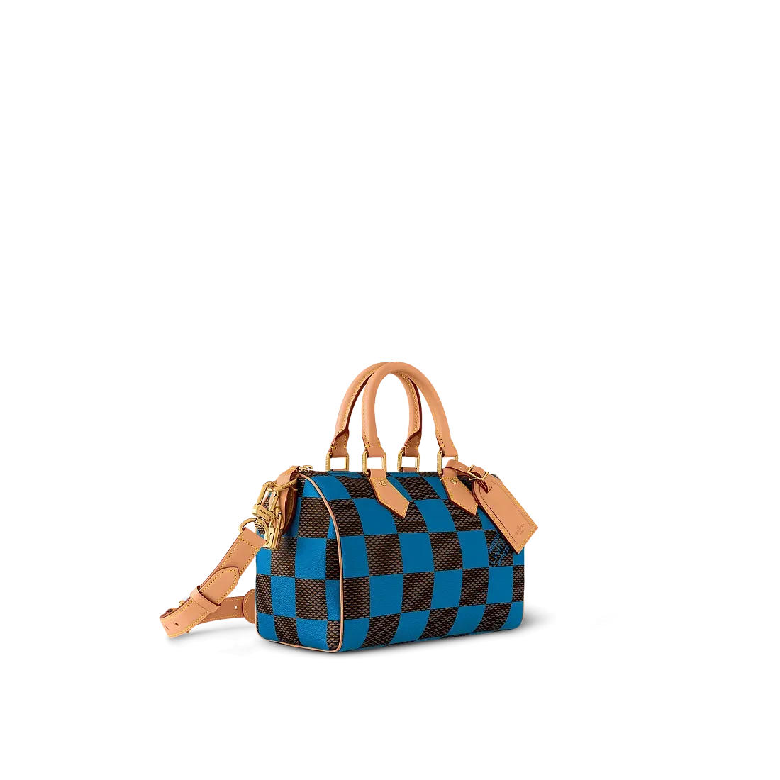 Louis Vuitton Сумка Speedy 25 с плечевым ремнем Blue - фото 2