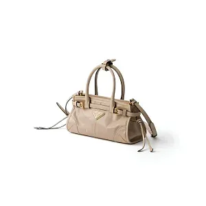 Prada Мини-сумочка Bonnie Travertine - фото 3