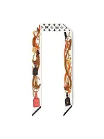 Louis Vuitton Шелковая лента Flower And Straps BB White - фото 1