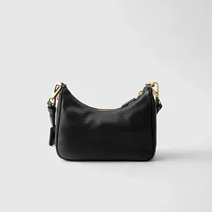 Prada Кожаная мини-сумка Re-Edition Black - фото 4