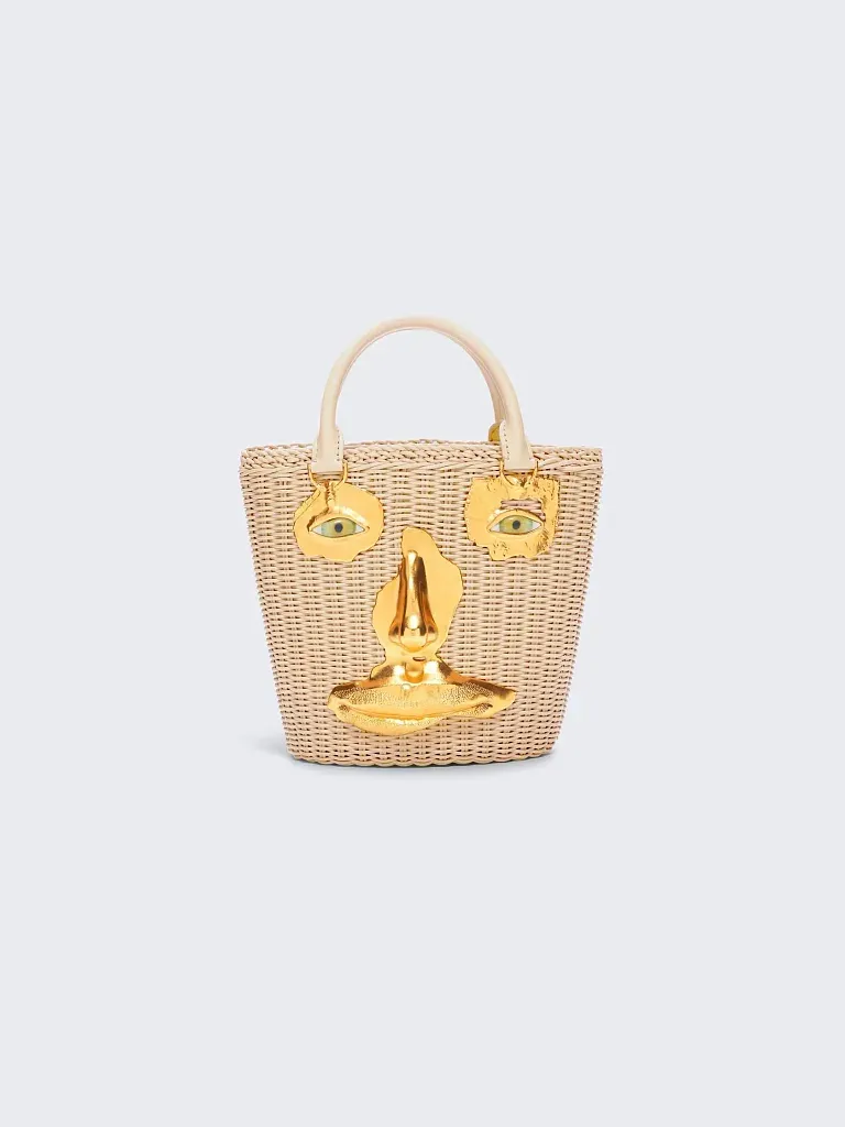 Сумка Schiaparelli Woven face bag - фото 1