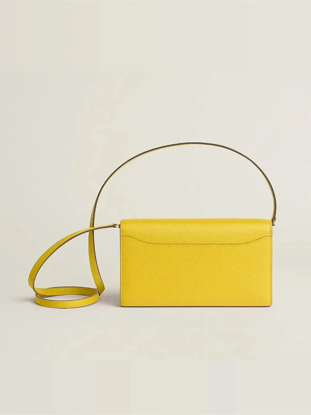 Hermès Кошелек Constance To Go Jaune de Naples Epsom Gold Hardware - фото 2