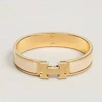 Hermès Браслет Clic H Creme - фото 1
