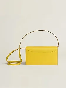 Hermès Кошелек Constance To Go Jaune de Naples Epsom Gold Hardware - фото 2