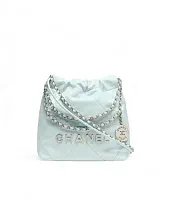 Chanel Сумка Mini 22 Light Blue - фото 1