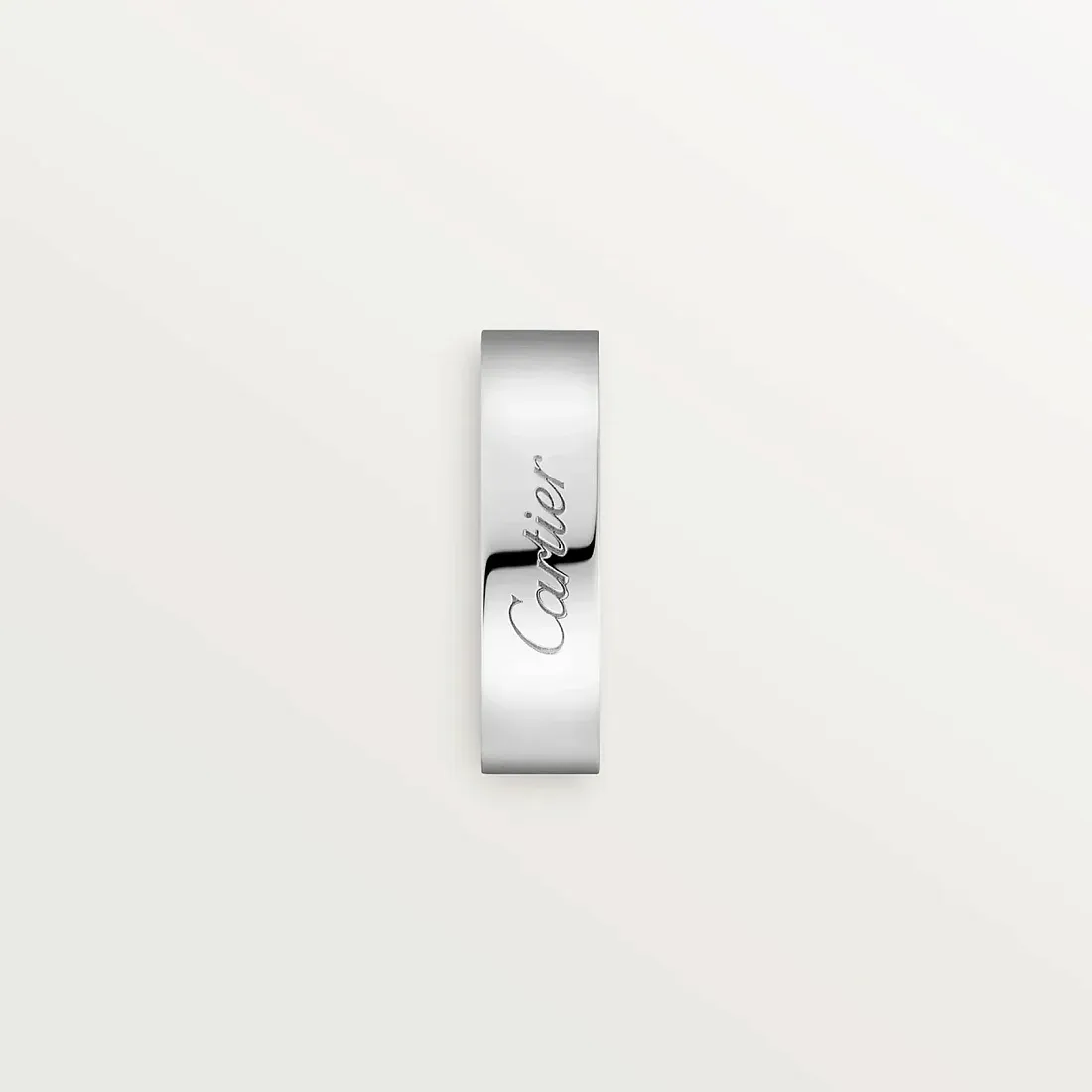 Cartier Обручальное кольцо C de Men 5 мм Platinum - фото 3