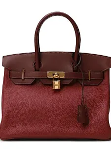 Hermès Сумка Birkin 30 Rouge H Ghw Preloved - фото 1