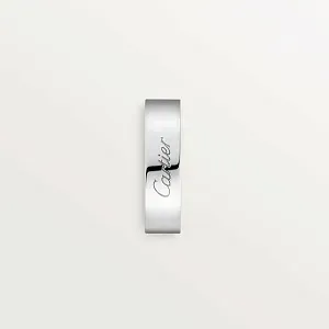 Cartier Обручальное кольцо C de Men 5 мм Platinum - фото 3