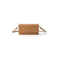 Prada Мини-сумка из сафьяновой кожи Natural - фото 1