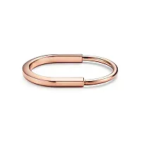 Tiffany & Co. Браслет Lock Bangle Men Rose Gold - фото 1