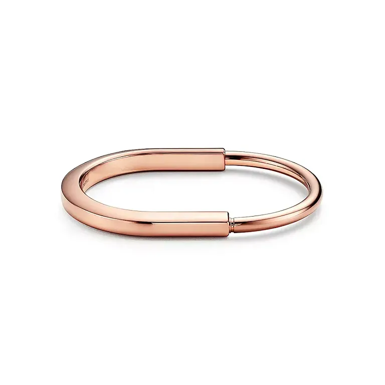 Браслет Tiffany Lock Bangle Men Rose Gold - фото 1