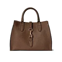 Gucci Сумка-тоут с застежкой-крючком Brown - фото 1