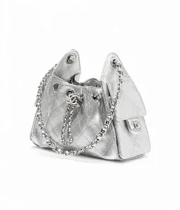 Chanel Мини-сумка Silver - фото 3