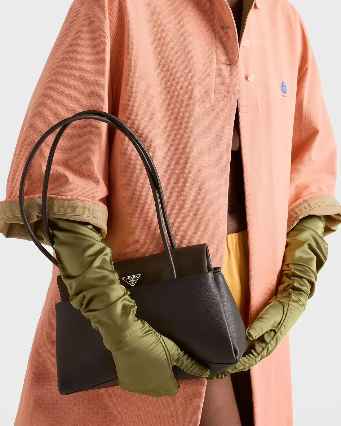 Prada Средняя сумка Passage Coffee - фото 8