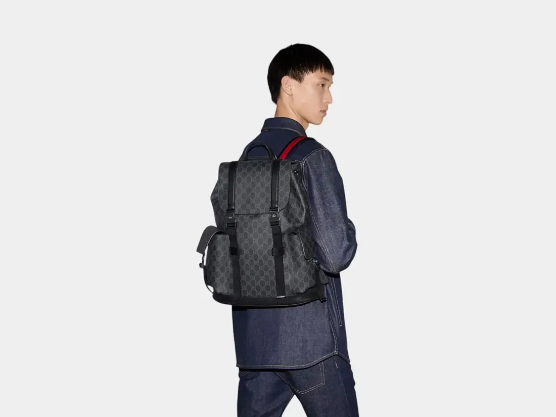 Gucci Большой рюкзак Black - фото 2