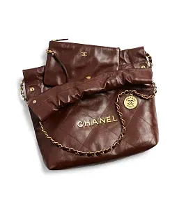 Chanel Мини-сумка 22 Brown - фото 3