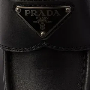 Prada Мокасины Double Chocolate из кожи и овчины - фото 7