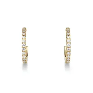Cartier Серьги Etincelle de hoop earrings, small model, paved - фото 1