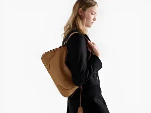 Prada Большая сумка Aimee Caramel - фото 2