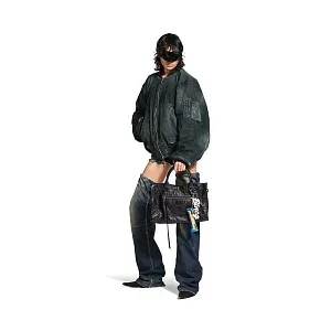 Balenciaga Сумка Le City среднего формата Black - фото 8