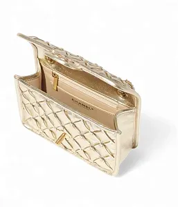 Chanel Мини-сумка Flap Gold - фото 3