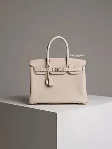 Hermès Сумка Birkin 30 Craie Togo Palladium Hardware - фото 1