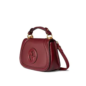 Gucci Маленькая сумка с верхней ручкой Blondie Rosso Ancora Red - фото 3