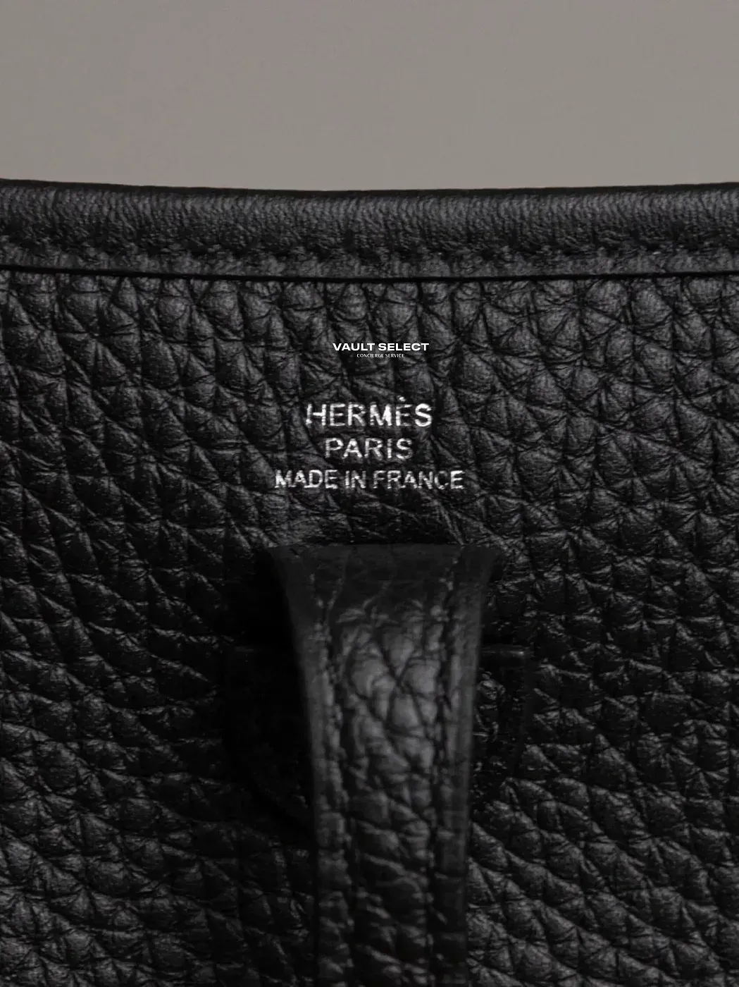 Hermès Сумка Evelyne 16 Black Clemence Palladium Hardware - фото 7