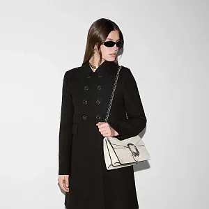 Gucci Сумка на плечо Dionysus Light Grey Patent - фото 2