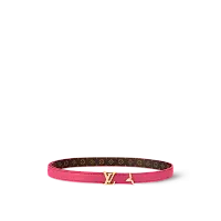 Louis Vuitton Двухсторонний ремень Pretty 20 мм Rose Poudre - фото 1