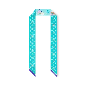 Louis Vuitton Шелковая лента Xmas Vivienne BB Blue - фото 3