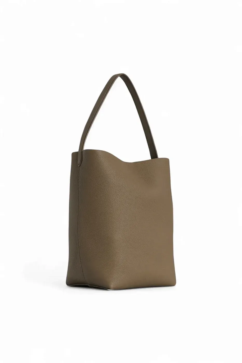 The Row Сумка Medium NS Park Tote Smoked Taupe из кожи - фото 2