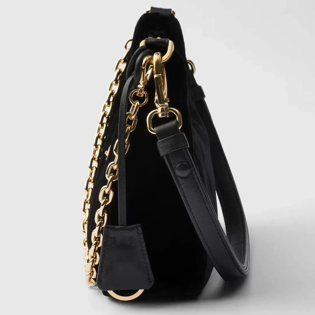 Prada Мини-сумка Re-Edition из бархата - фото 5