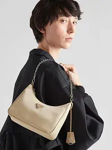 Prada Сумка Re-Edition 2005 из Re-Nylon Desert Beige - фото 6