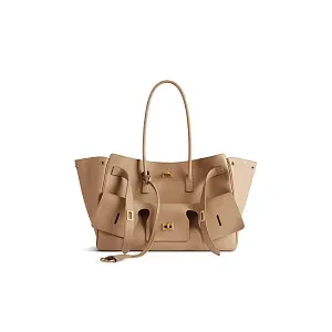 Balenciaga Сумка Bel Air среднего формата Latte - фото 1