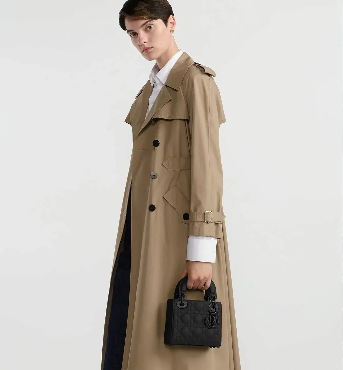 Dior Сумка Lady ultramatte cannage calfskin мини-формата - фото 2