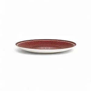 Hermès Десертная тарелка H Deco rouge 2 - фото 3