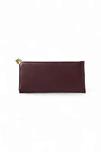 The Row Футляр для солнцезащитных очков Clasp Black из кожи Borgogna - фото 1