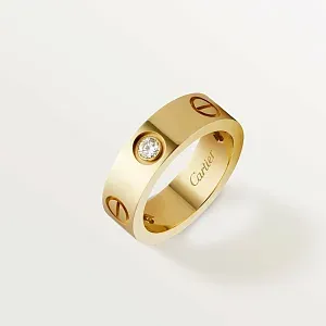 Cartier Кольцо Love с тремя бриллиантами Men Yellow Gold - фото 4