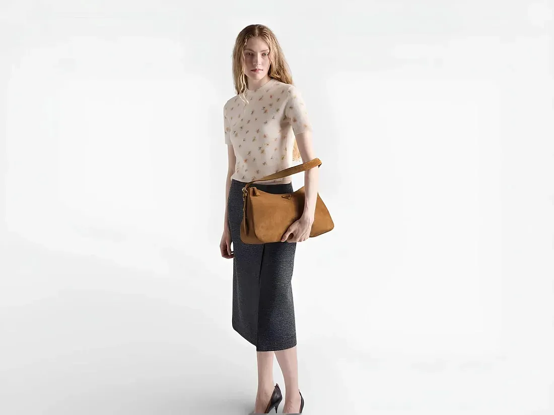 Prada Сумка большая Aimee Cinnamon - фото 5