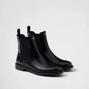 Prada Ботинки из матовой кожи - фото 1