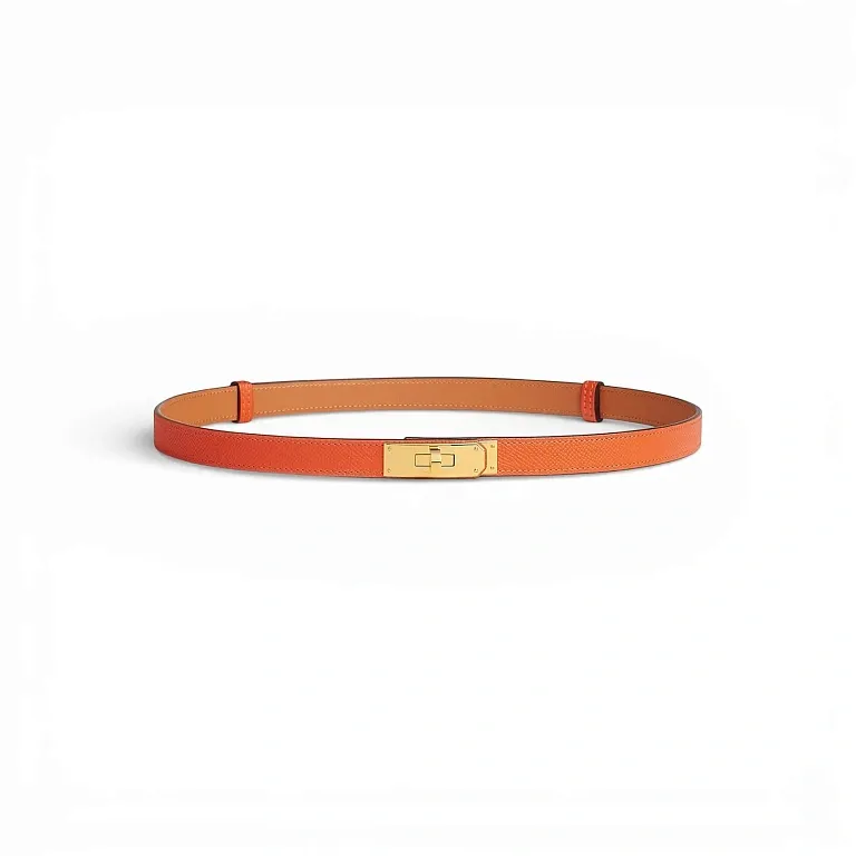 Ремень Kelly 18 Hermes Orange / Or Jaune - фото 1