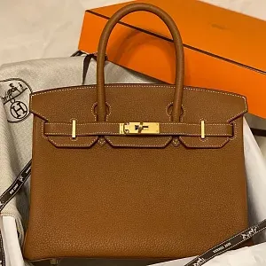 Hermès Сумка Birkin 30 Gold Togo Hardware - фото 2