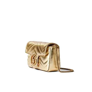 Gucci Мини-сумка GG Marmont Gold - фото 3