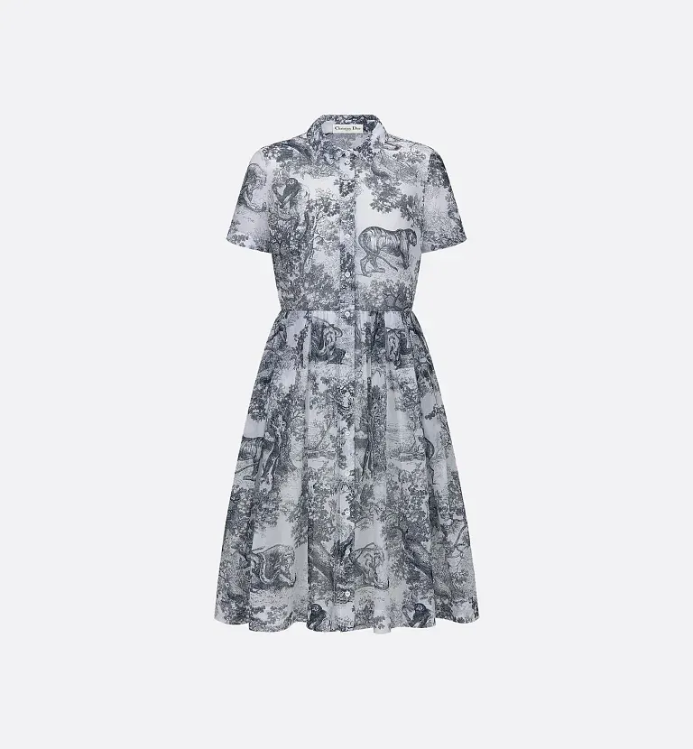 Платье-рубашка средней длины Toile de Jouy Dior - фото 1