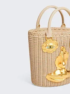 Schiaparelli Сумка Woven face bag - фото 3