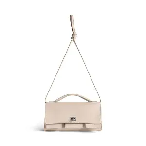 Balenciaga Клатч Bel Air маленького формата Almond - фото 4