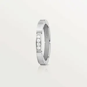 Cartier Обручальное кольцо c 4 бриллиантами Maillon Panthere White Gold - фото 4